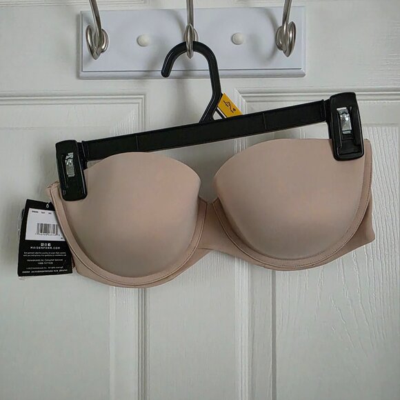 Maidenform Strapless Lift Bra with Removable Straps Tan 38C - Picture 1 of 7